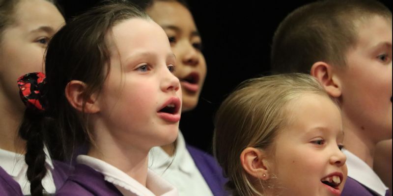 image of a school choir